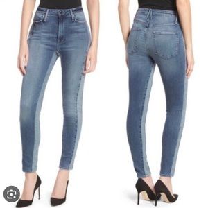 Good American size 2. Two tone denim jeans